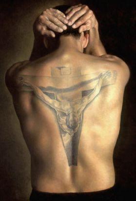 David Blaine Back Tattoo